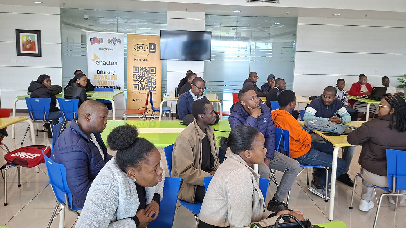Some of the youth in group discussions during the event.